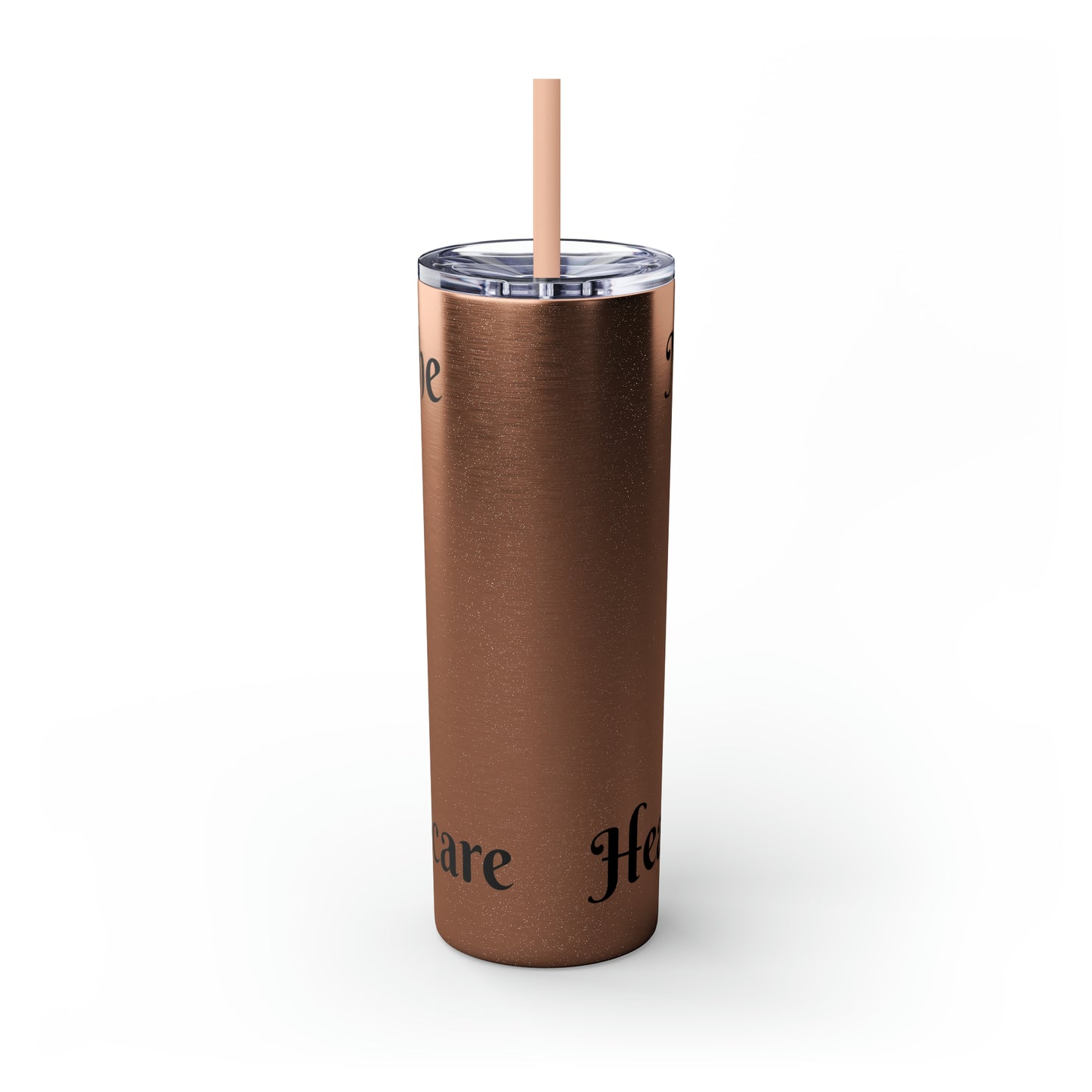 Nurses Skinny Tumbler with Straw, 20oz