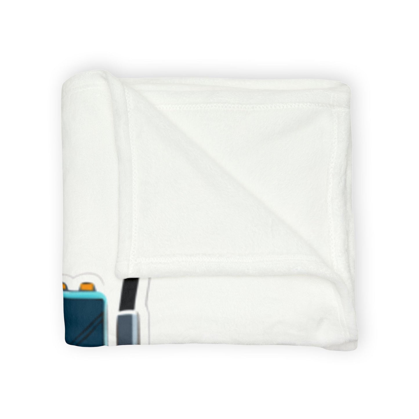 Dump Truck Personalized Soft Polyester Blanket