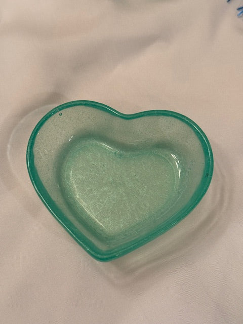 Resin bowl - heart shaped